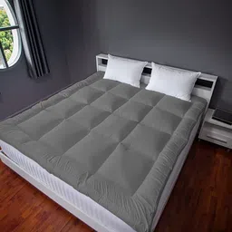 texlux Single Size Mattress Topper Polycotton Breathable, Stretchable, Waterproof Mattress Cover image 2