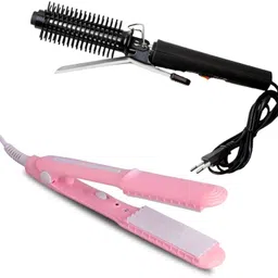MARSELITE hair crimper and curler combo for Girls (Crimper+Curler) Electric Hair Styler-image-50