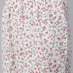 AURELIA Floral Printed Lace Detail Kurta with Palazzos image 5