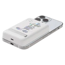 belkin D100 Mickey 5000 mAh 7.5W Fast Charging Power Bank (1 USB Type C Port, Overcharge Protection, Silver) image 2