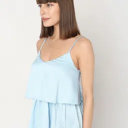 Vero Moda Shoulder Straps Layered Styled Back Top image 4