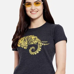 Fabflee Pack Of 3 Printed Cotton T-Shirts image 5