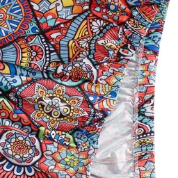 Cortina Multicolor Printed 2-Seater Stretchable Non-Slip Sofa Slipcover image 4