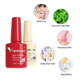 VENALISA Upgraded Formula Hema Free Soak-Off UV & LED Gel Nail Polish 7.5 ml - VIP5-517 image 3