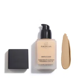 EUROPE GIRL Matte Cover Long-Wear Even Finish SPF15 Foundation 40ml - Light Medium 120 image 4
