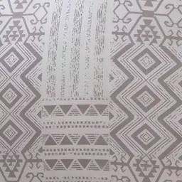 DESIGN GAATHA Grey & Red Geometric Square Cushion Covers image 3