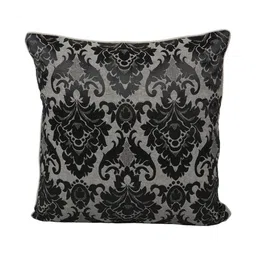 Aura Black & Grey Set of 5 Ethnic Motifs Square Cushion Covers image 4