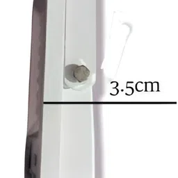 SPARK WORLD White Aluminium Textured Rectangle Outdoor Lamp image 3