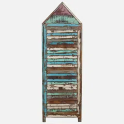 bohemiana from pepperfry Edmond Solid Wood Cabinet In Distress Finish image 5