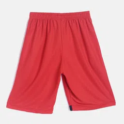 TINY HUG Boys Pack Of 2 Red & Yellow High-Rise Outdoor Shorts image 5