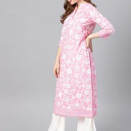 KSUT Ethnic Motifs Printed Cotton Kurta image 3