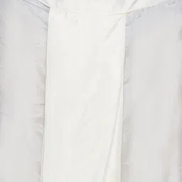 Sethukrishna Woven Design Mandarin Collar Kurta with Dhoti Pants image 3