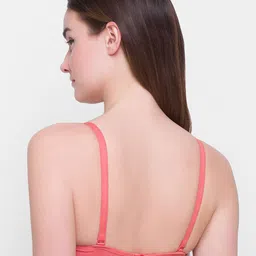 Candyskin Coral Solid Lightly Padded Bra image 5