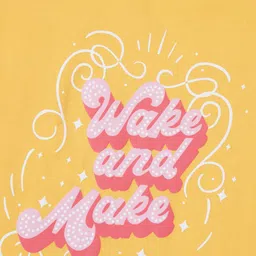 Gini and Jony Girls Typography Print Cotton T-Shirt image 3