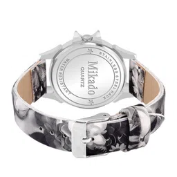 Mikado Women Multicoloured Brass Embellished Dial & Multicoloured Leather Straps Analogue Watch AV 5758 image 2