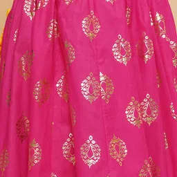 Bitiya by Bhama Girls Printed Ready to Wear Lehenga & Blouse With Dupatta image 4