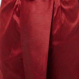 VASTRAMAY Men Mandarin Collar Kurta With Dhoti Pants & Nehru Jacket image 5