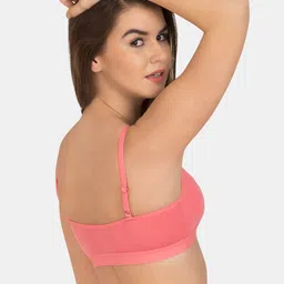 Tweens Pack Of 2 Non Padded Cotton Beginners Sports Bra With All Day Comfort image 4