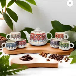 prem associates Pack of 7 Ceramic Dinner Set-picture-34