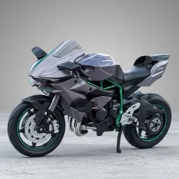 gknex 1:10 Scale Metal Motorcycle Model Toy | Detailed Sports Bike Miniature-picture-17