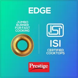 prestige Edge Black Glass Manual Gas Stove image 5