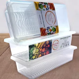 webdealz Plastic Fridge Container - 1500 ml image 3