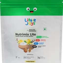 little joys Nutrimix Lite For Kids 2-6 Yrs | Improves Immunity & Gut Health | Vanilla Flavor-picture-15