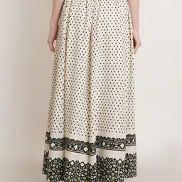 Hive91 Printed Maxi Flared Skirt image 4