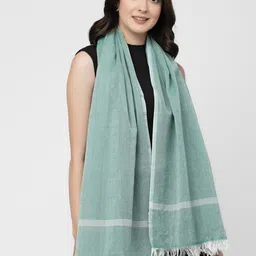 Arrabi Frayed Cotton Stole image 3