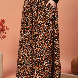 otabu Women Relaxed Black Polyester Trousers image 3