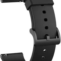 RStraps 18mm Black Silicone Watch Strap Soft Rubber Compatible with All Smartwatches 18 mm Silicone Watch Strap-picture-46