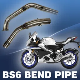 miwings Yamaha R15M V4 BS6 Dual Sensor Silencer Bend Pipe Yamaha R15 Slip-on Exhaust System image 5