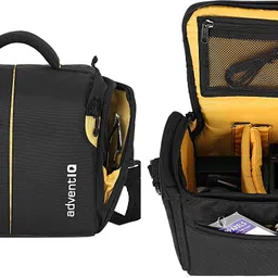 AdventIQ Captura Pro DSLR/SLR Camera Bag-BNP 0296 (Black-Yellow Clr)Camera Bag image 4
