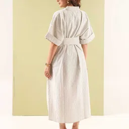 shiv Linen Stitched Flared/A-line Gown image 2