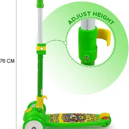 vihu New_Foldable & Height Adjustable Scooter for 3-10 Years| 50KG CAP | LED LIGHTS image 2