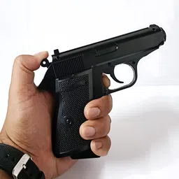 vedara ® 508 Refillable Premium Heavy Metal 508 Pistol Gun Shaped Design Durable | Heavy Weight Pocket Lighter image 5