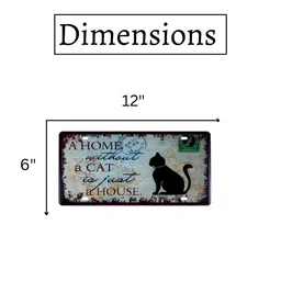 eazywagon Multicolor Metal A Home Without A Cat image 2