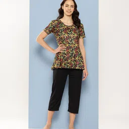 aarika Floral Print Women Swim-dress Yellow Swimsuit image 1