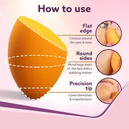 CHANDERKASH Set Of 2 Dab & Blend Beauty Makeup Sponge image 4