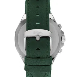 Lee Cooper Men Brass Printed Dial & Leather Digital Multi Function Watch-LC07983.277 image 4