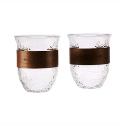 NATURALLY YOURS Transparent Solid Glass Glossy Mugs Set of Cups and Mugs image 3