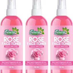 cesaro organics Rose Face Toner for Refreshing & Hydrating with Hazel & Peppermint Men & Women-picture-28