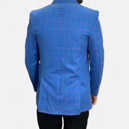 gargian master cut Men Checkered Single Breasted Formal, Party Blazer image 3