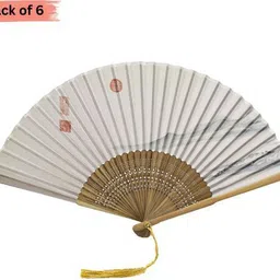 amaco Wooden Hand Chinease/Japanese fan Handmade Bamboo Hand Held Fan AW 352-picture-13