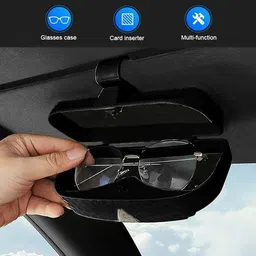 ccmm Black Sunglass Protective Holder For Car Dashboard Universal 263 Black Car Sunglass Clip Holder image 3