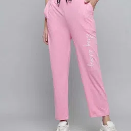 harshita mart Women Printed Black Track Pants image 2