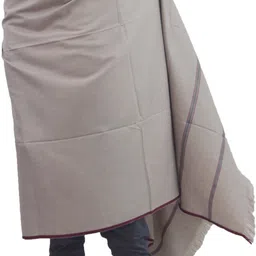 KAVIM Pashmina Self Design Men Shawl image 2