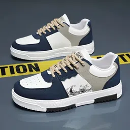 echor ESWAVES03, Casual White Sneakers For Men image 2