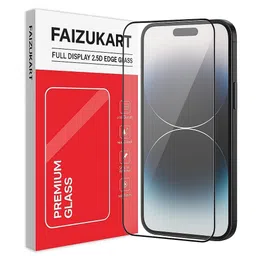 FaizuCart Edge To Edge Tempered Glass for iPhone 15 Pro MAX-image-77