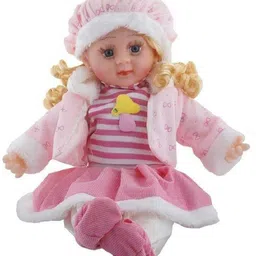 robotic mind Poem Baby Girl Doll Cute Looking Poem Baby Girl Doll 40 cm (Malticolour)-picture-17